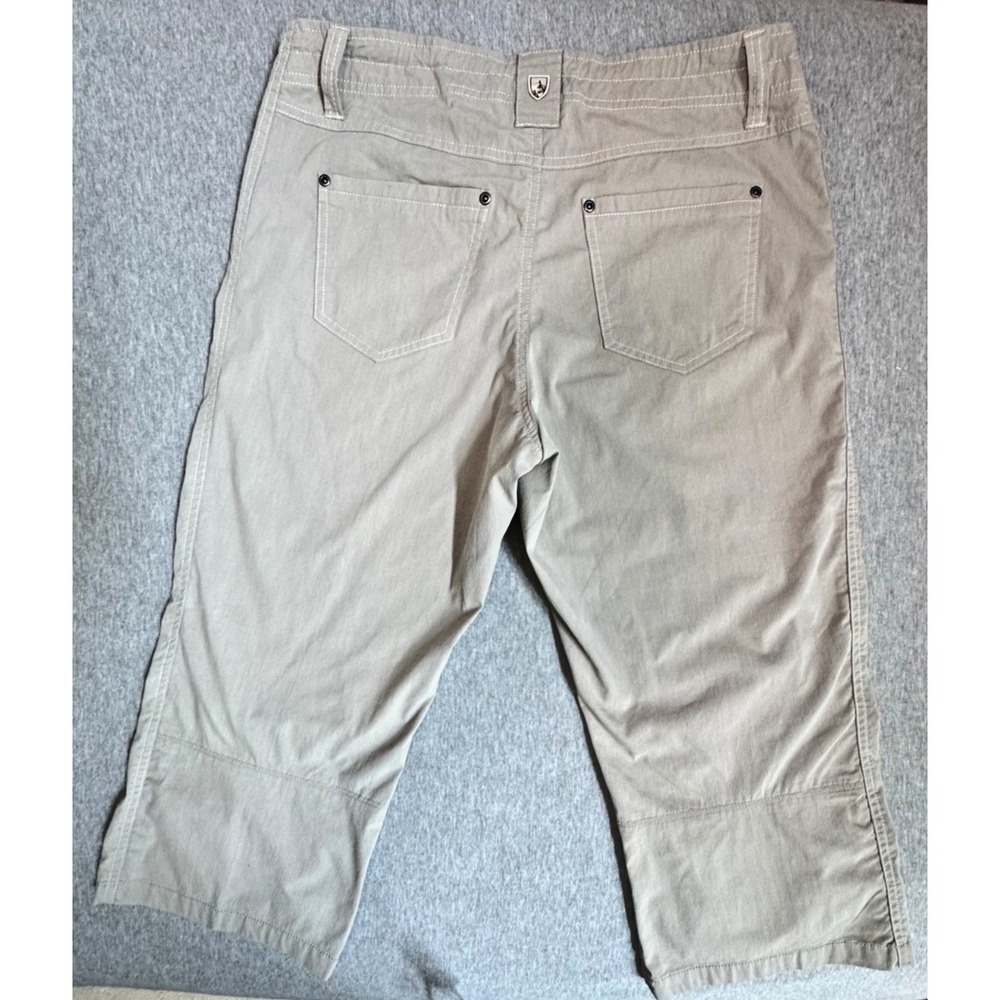 KÜHL Born in the Mountains Capri Pants Size 12 Khaki Style #6215 - Picture 2 of 16